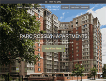 Tablet Screenshot of parcrosslyn.com